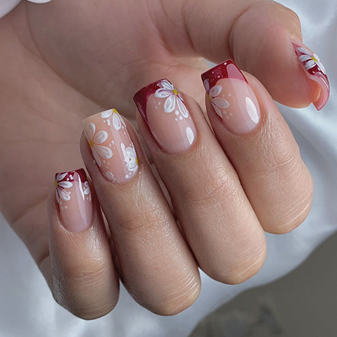 Marble Designer Nail Set 10 Pieces