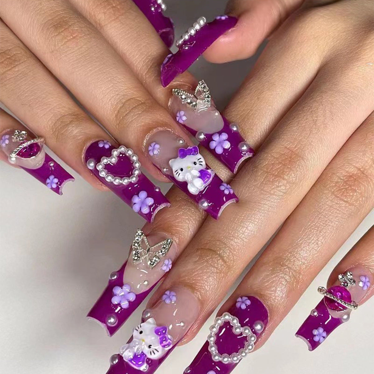 Stunning Eastern Nail Set 10 Pieces