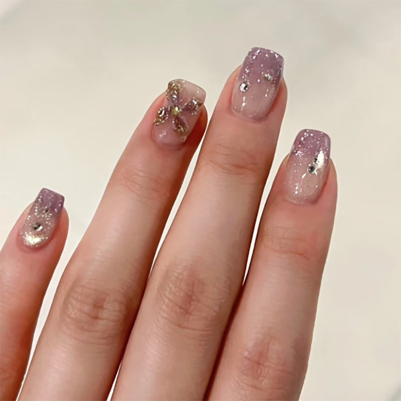 Handcrafted Ombre Nail Set 10 Pieces