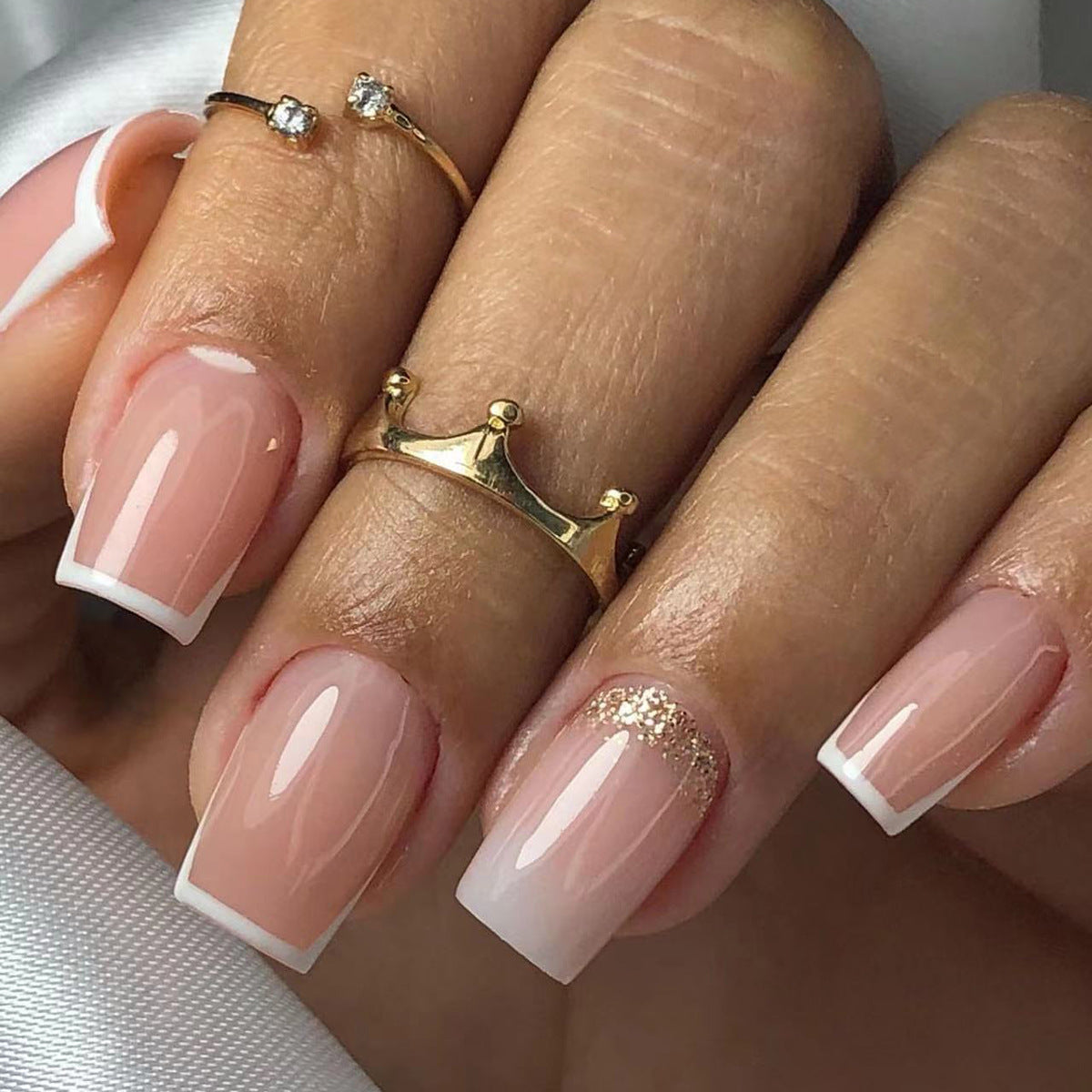Stunning Winter Nail Set 10 Pieces