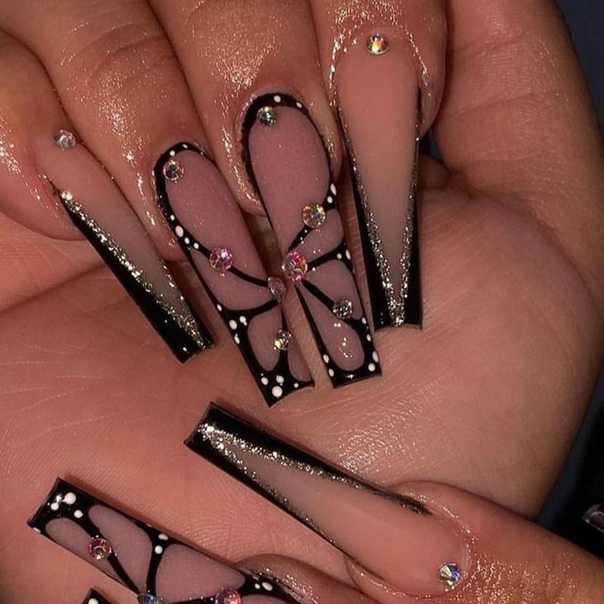 Holographic Press-On Nails 10 Pieces
