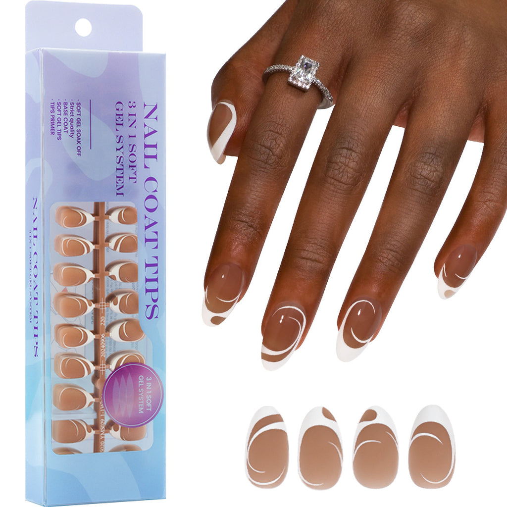 Handcrafted Sparkle Nail Set 10 Pieces