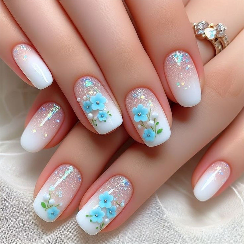 Winter Designer Nail Set 10 Pieces
