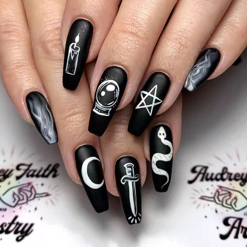 Handcrafted Holographic Nail Set 10 Pieces