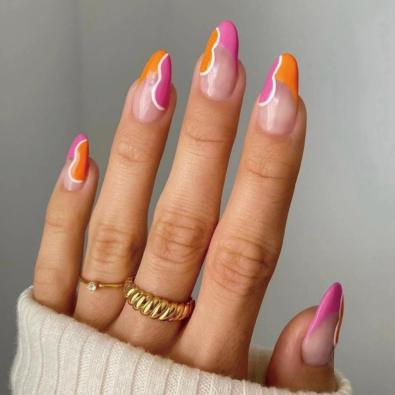 Holographic Press-On Nails 10 Pieces