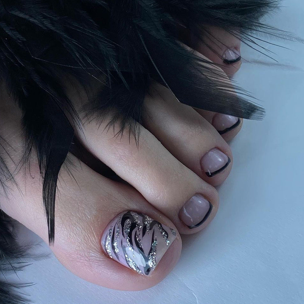 Ombre Designer Nail Set 10 Pieces