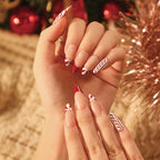 Holiday Fake Nails Set 10 Pieces