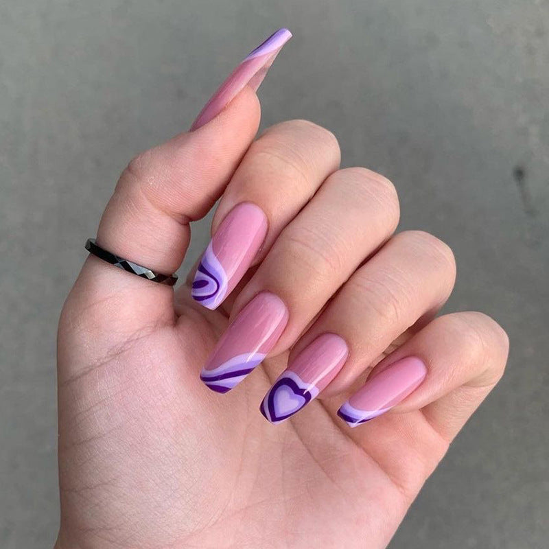Handcrafted Abstract Nail Set 10 Pieces