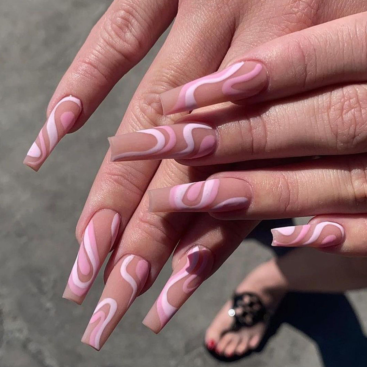 Festive Designer Nail Set 10 Pieces