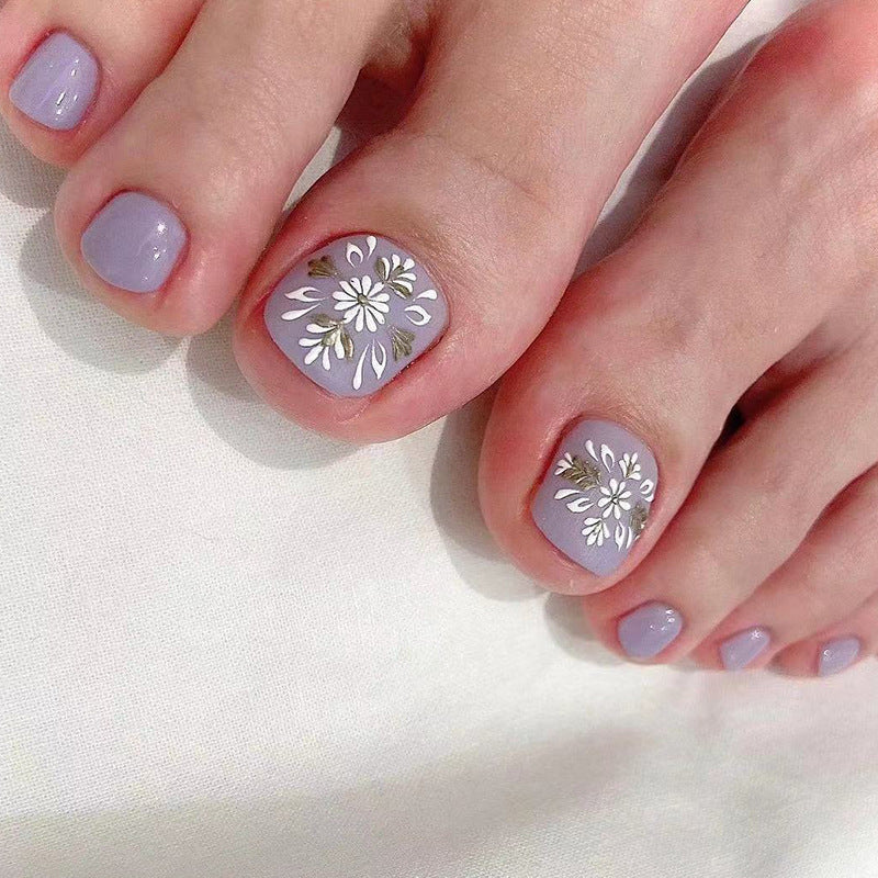 Marble Designer Nail Set 10 Pieces