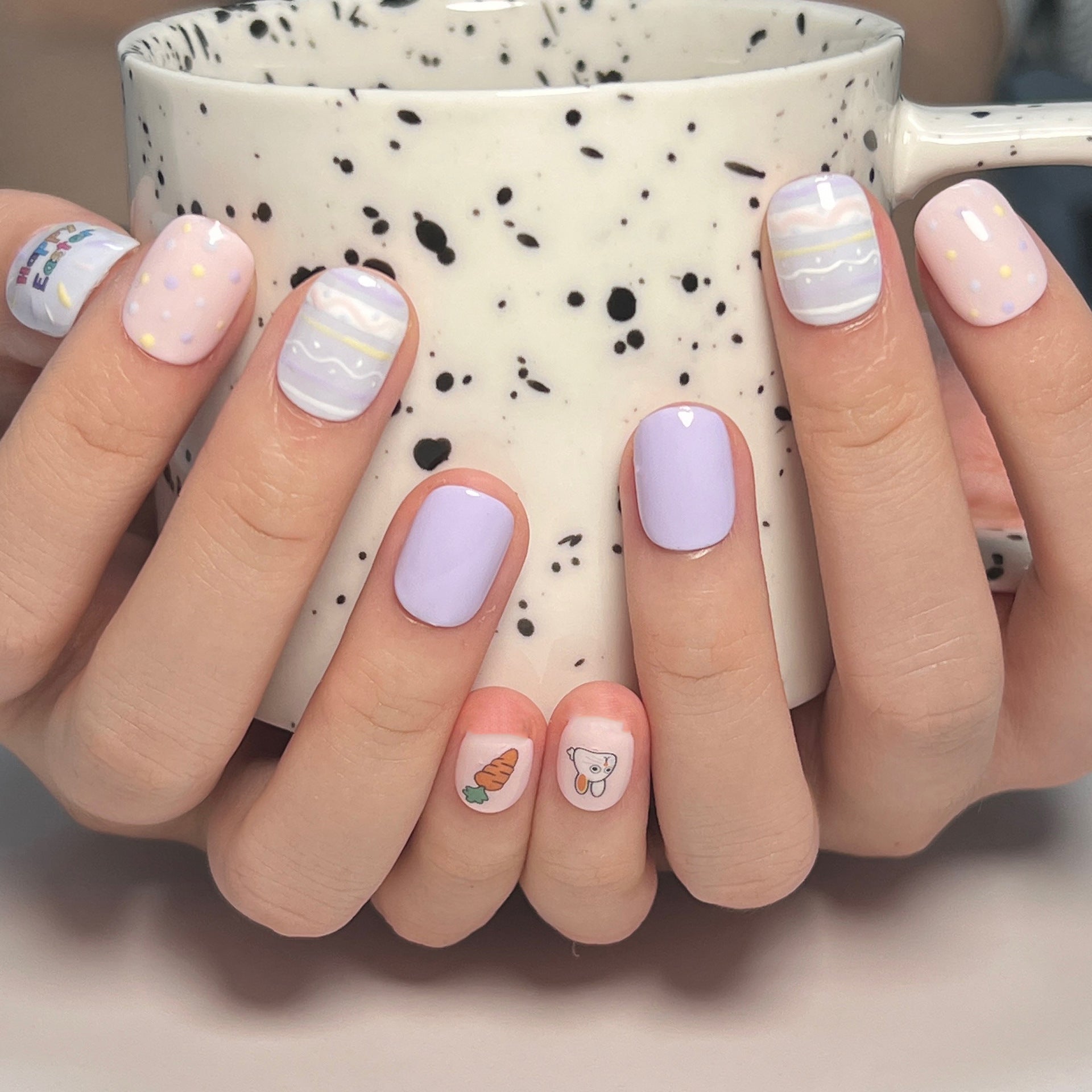 Festive Nail Set 10 Pieces