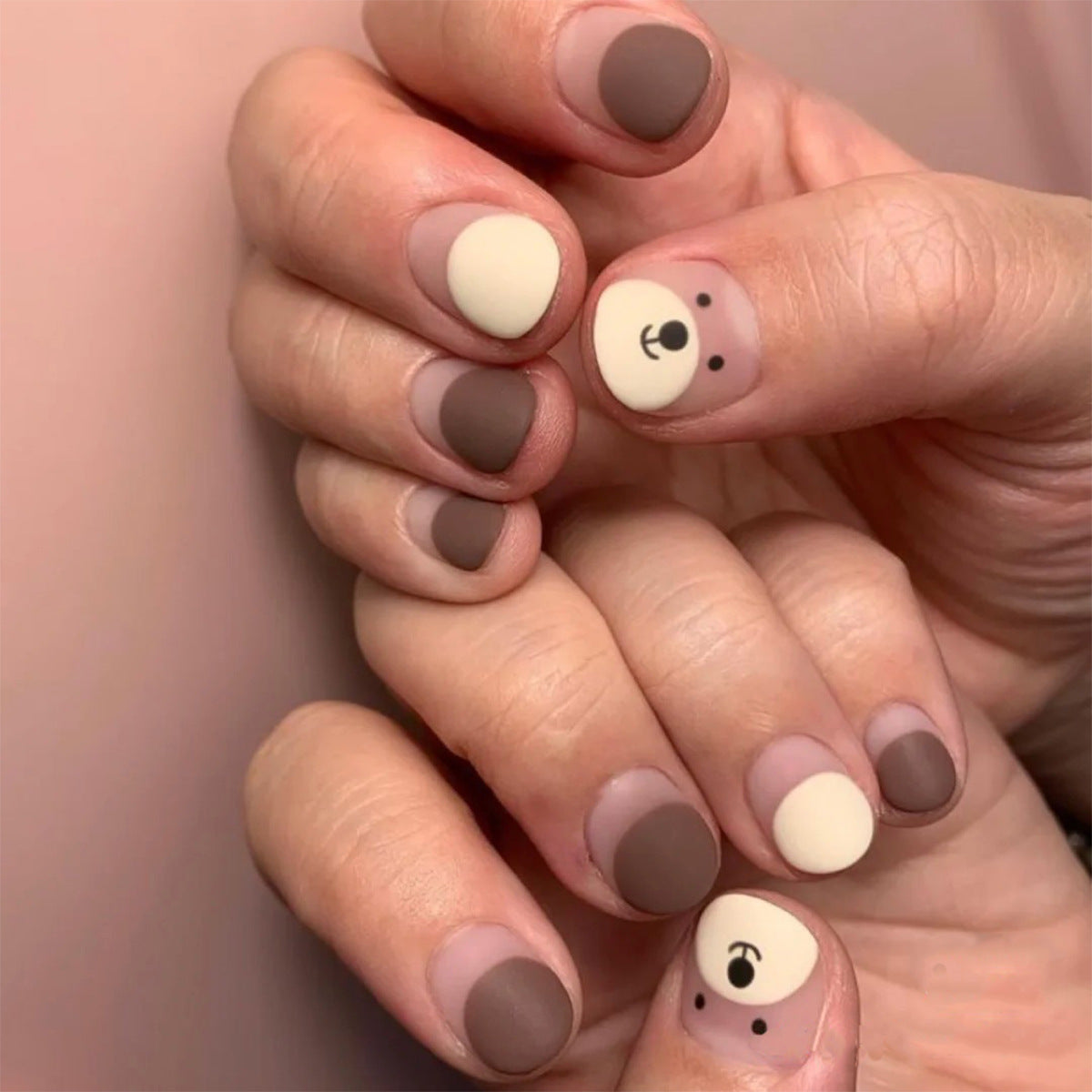 Beautiful French Nail Set 10 Pieces
