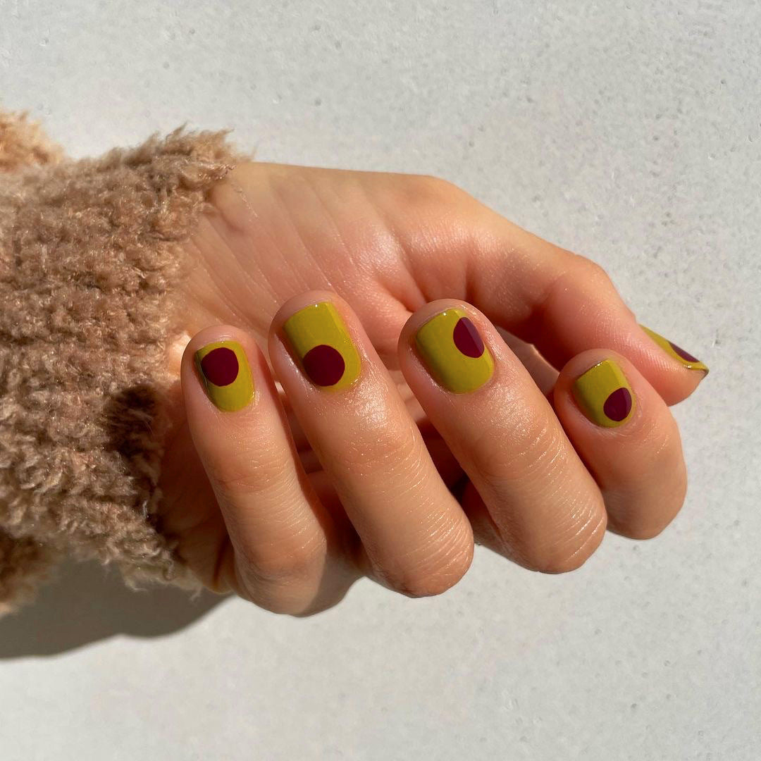 Natural Fake Nails Set 10 Pieces