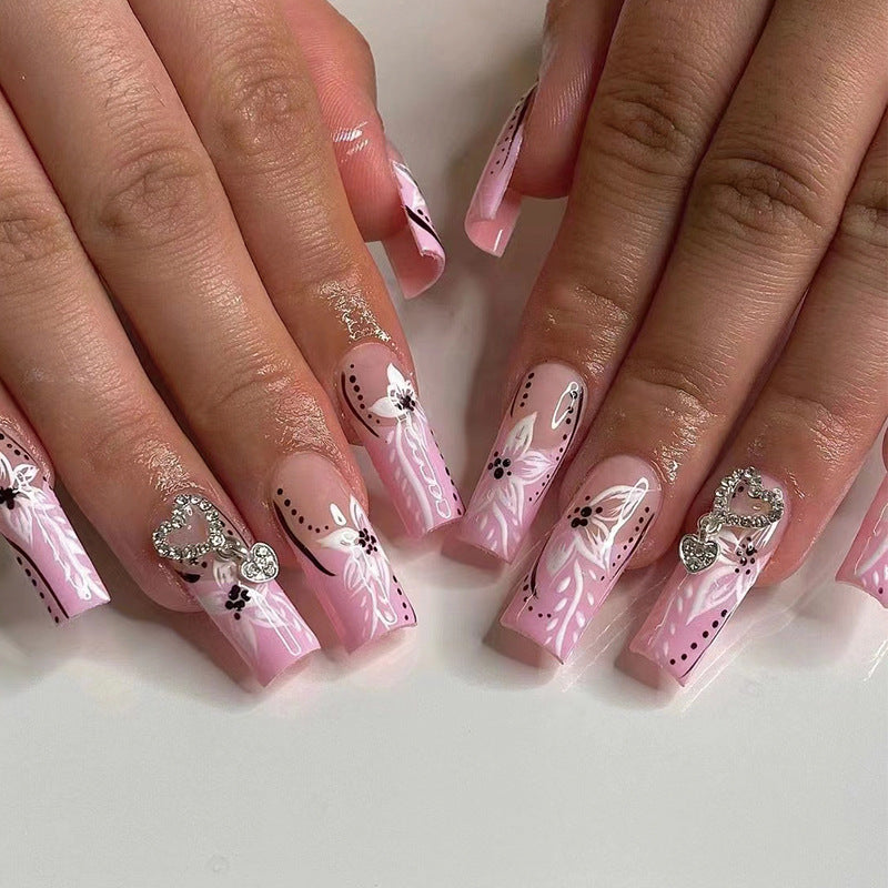 Bridal Press-On Nails 10 Pieces