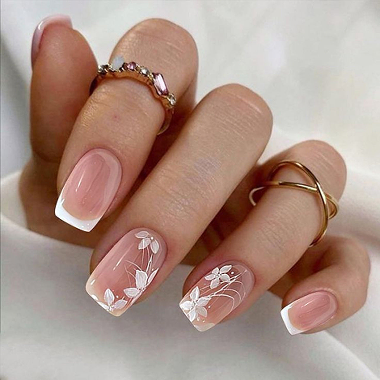 Elegant Fake Nails Set 10 Pieces
