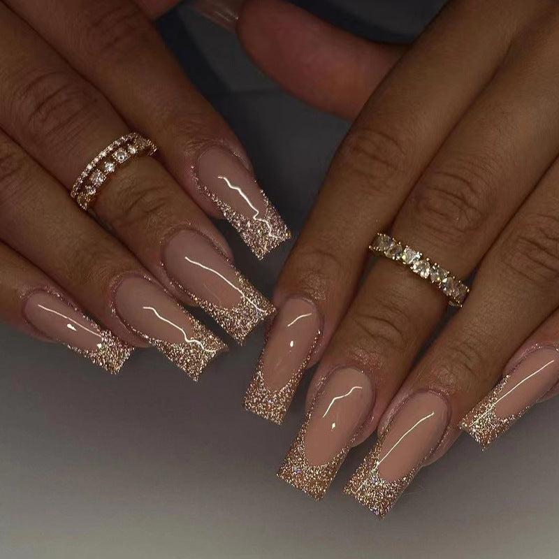 Autumn Fake Nails Set 10 Pieces