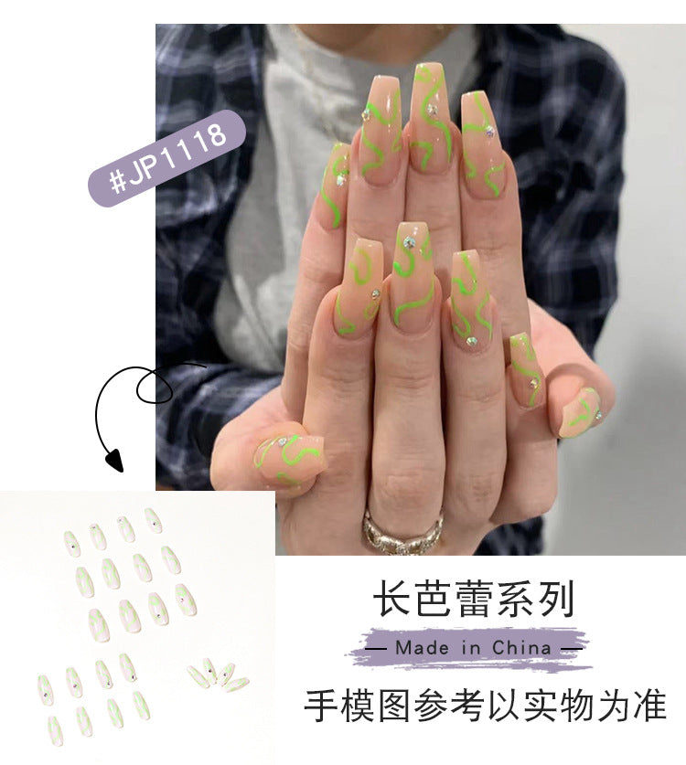 Holographic Designer Nail Set 10 Pieces