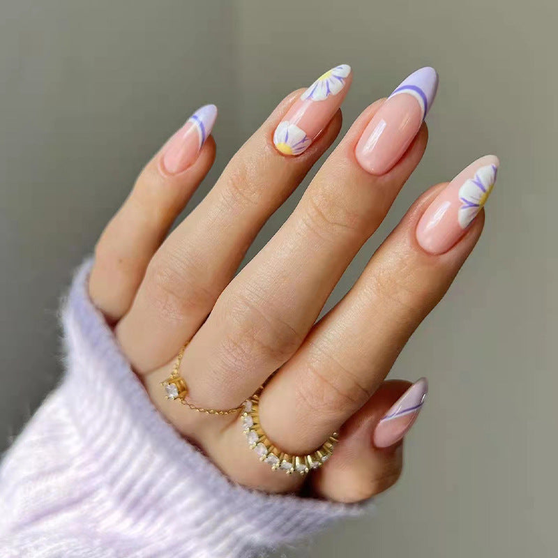 Festive Fake Nails Set 10 Pieces