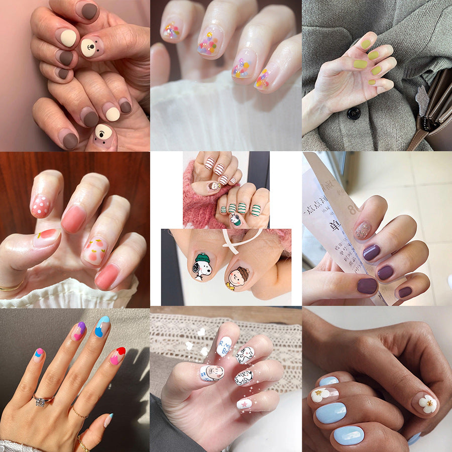 Classic Fake Nails Set 10 Pieces