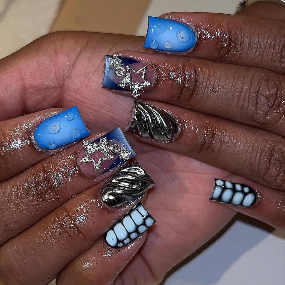 Luxury Press-On Nails 10 Pieces