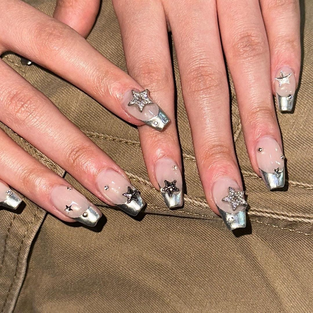 Handcrafted Matte Nail Set 10 Pieces