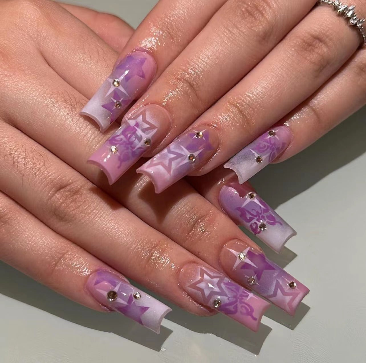 Stunning Elegant Nail Set 10 Pieces