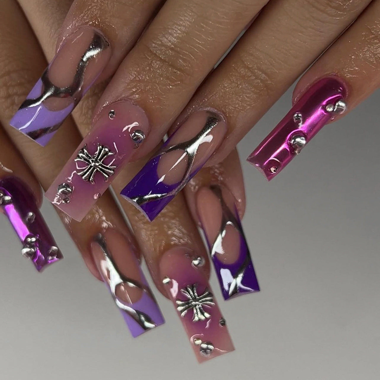Winter Nail Set 10 Pieces