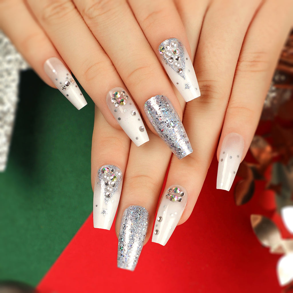 Bridal Nail Set 10 Pieces