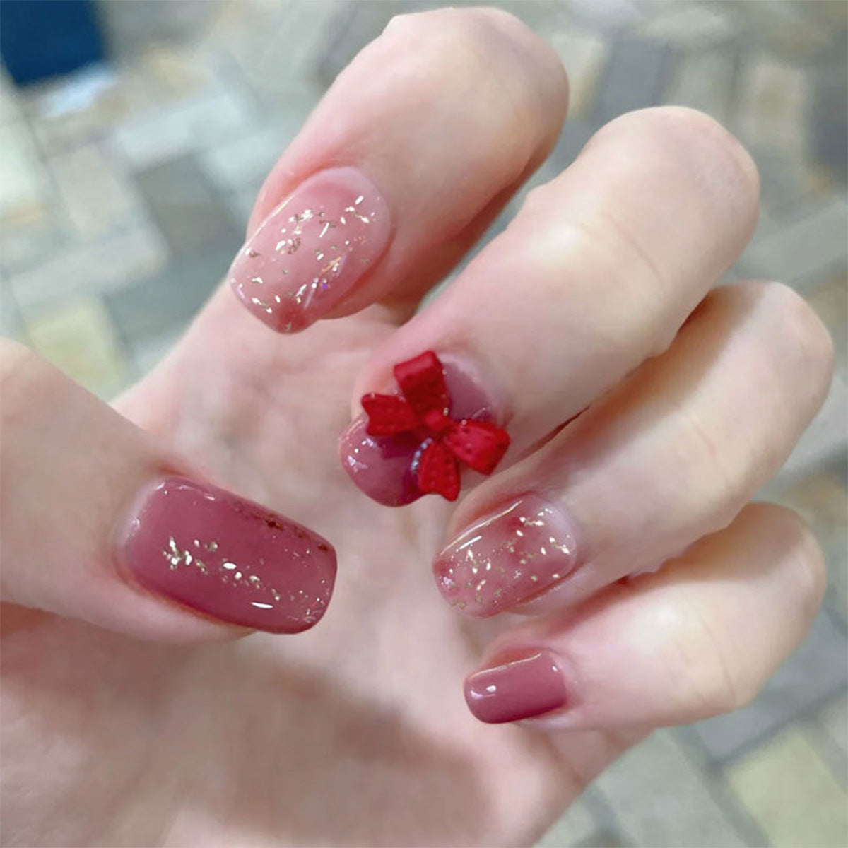 Handcrafted Marble Nail Set 10 Pieces