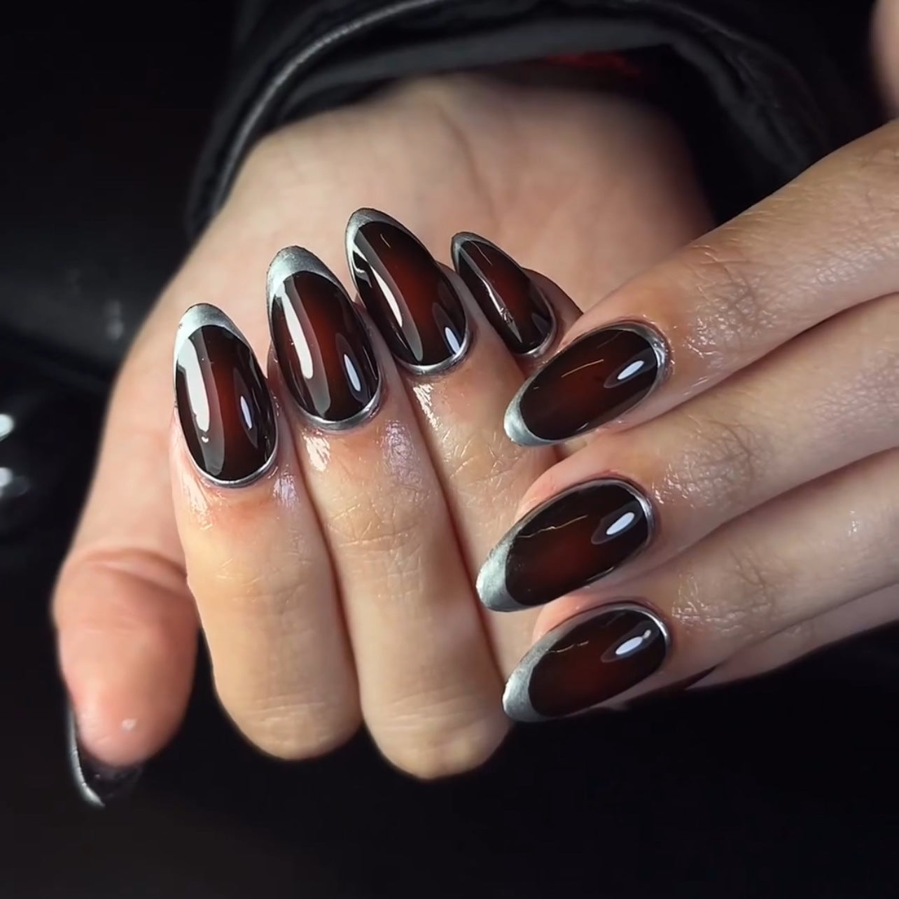 Handcrafted Sparkle Nail Set 10 Pieces