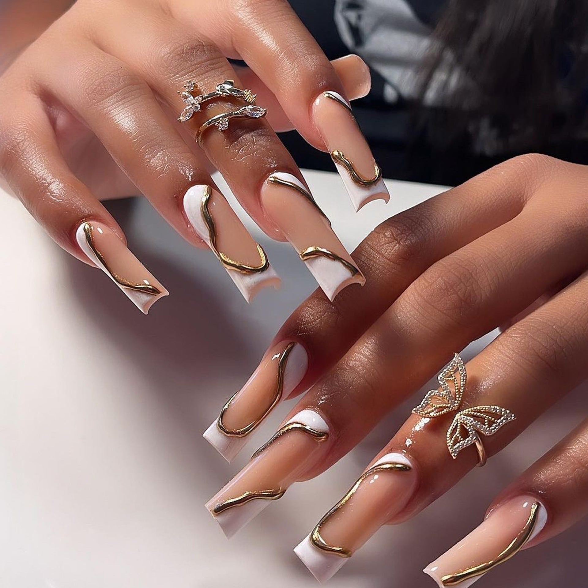 Classic Designer Nail Set 10 Pieces