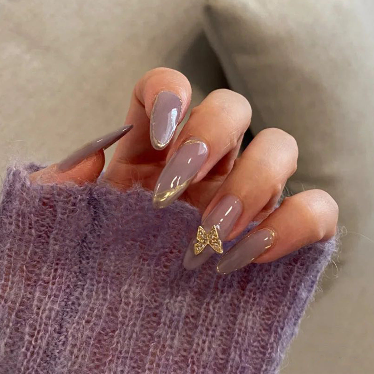 Crystal Nail Set 10 Pieces