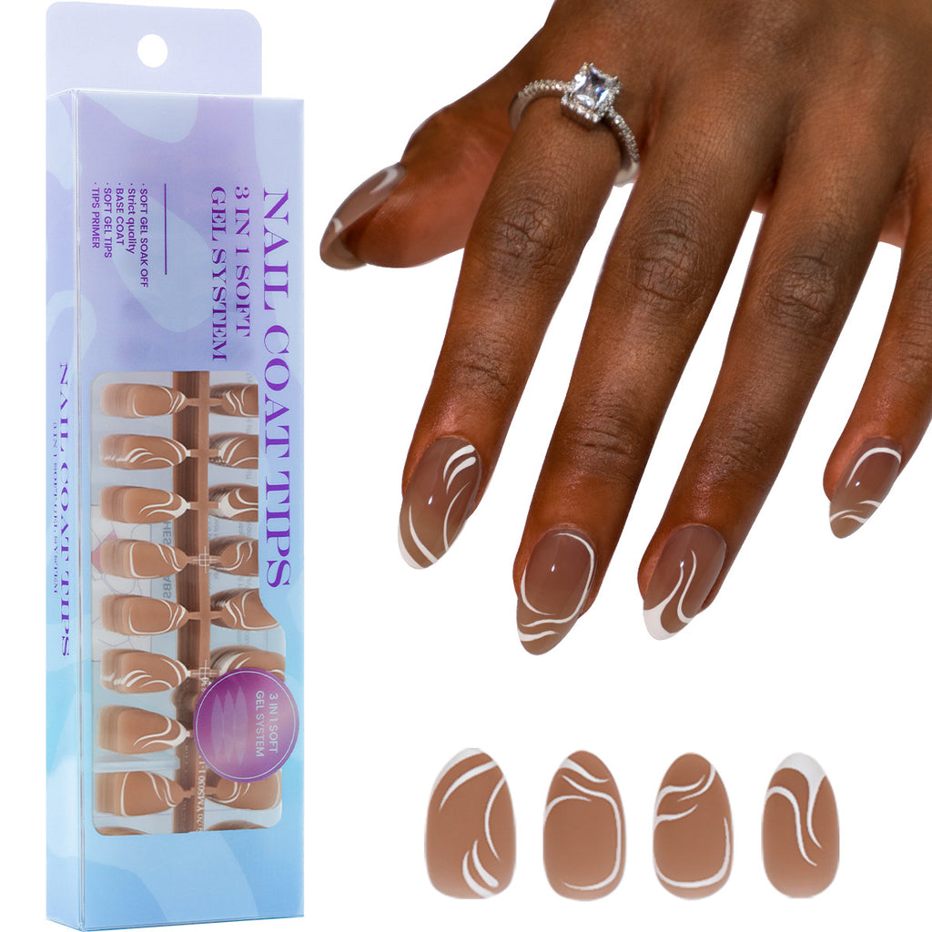 Handcrafted Sparkle Nail Set 10 Pieces