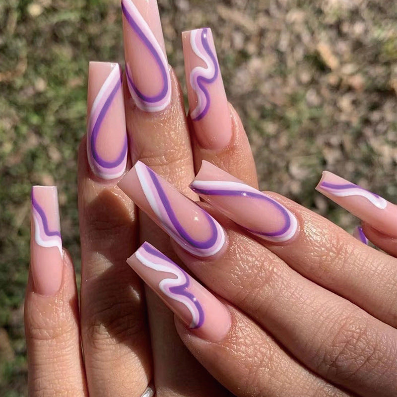 Natural Press-On Nails 10 Pieces