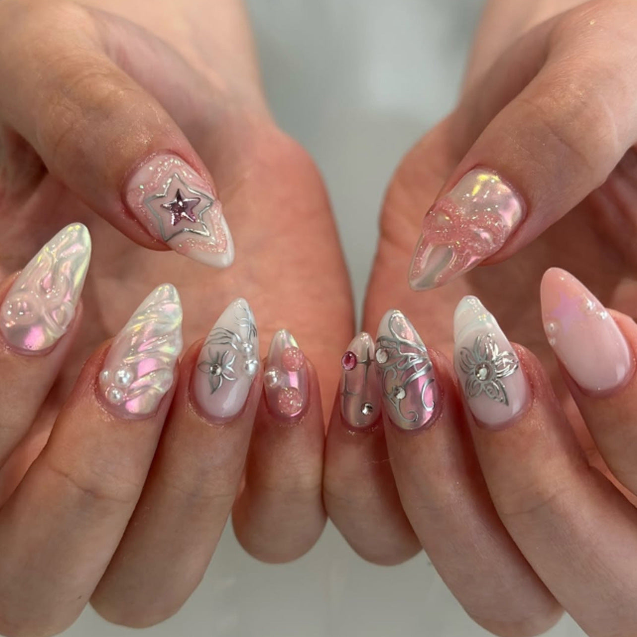 Marble Nail Set 10 Pieces