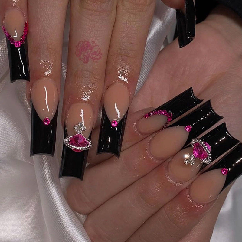 Vintage Fake Nails Set 10 Pieces