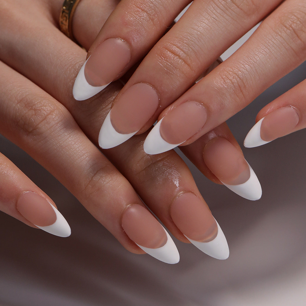 Natural Press-On Nails 10 Pieces
