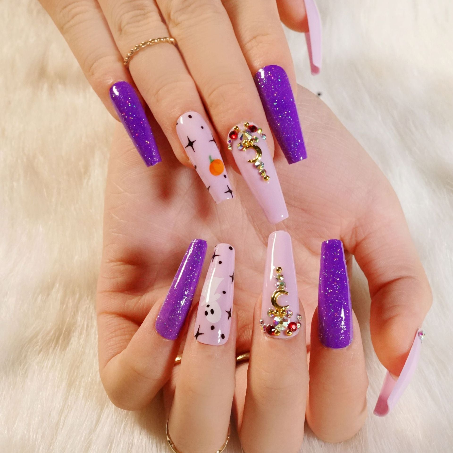 Beautiful Spring Nail Set 10 Pieces