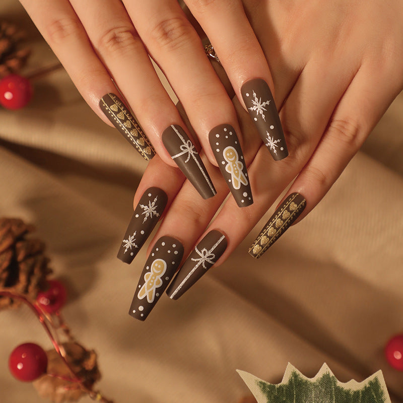 Marble Press-On Nails 10 Pieces