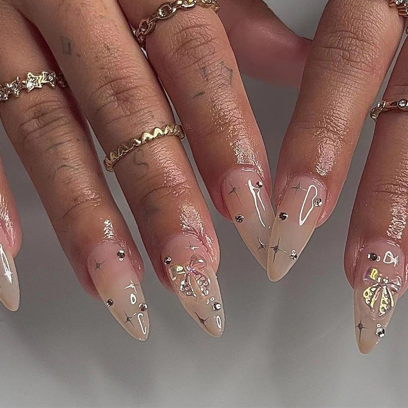 Pearl Designer Nail Set 10 Pieces