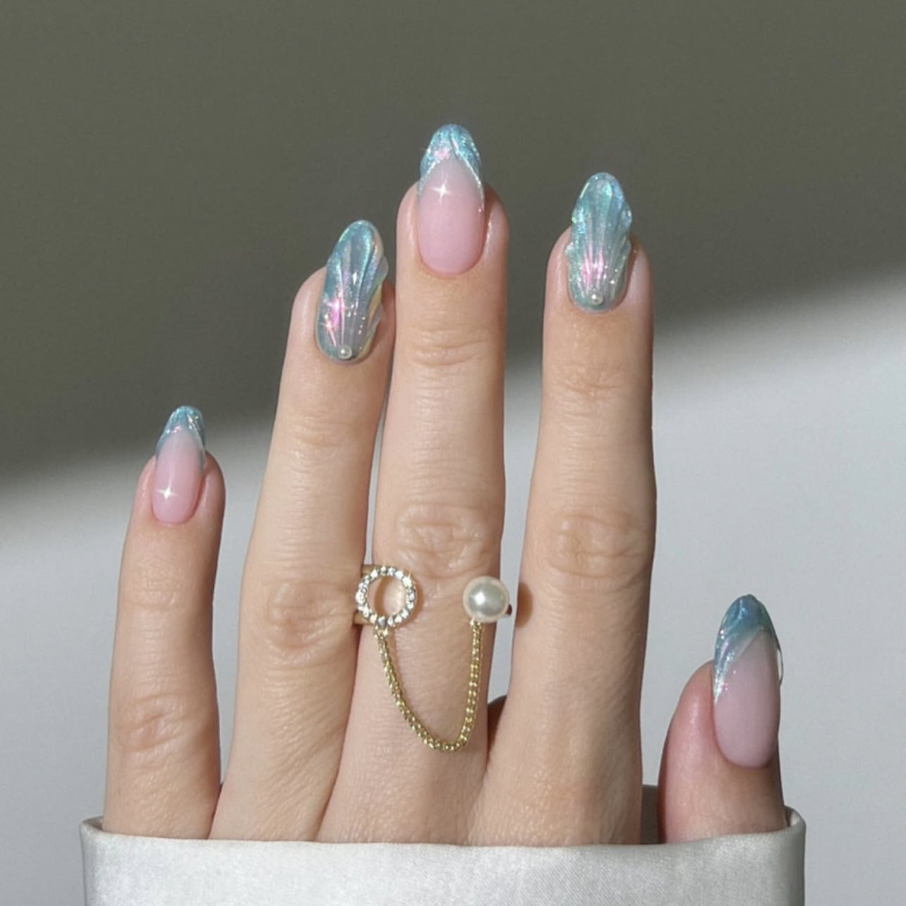 Geometric Fake Nails Set 10 Pieces