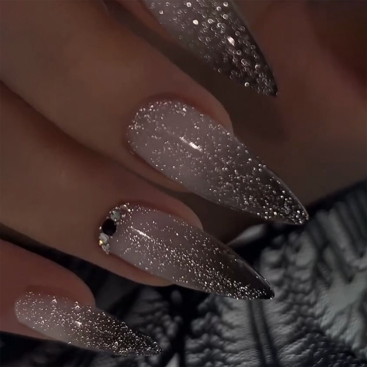 Beautiful Marble Nail Set 10 Pieces