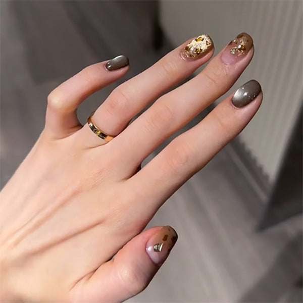 Holographic Fake Nails Set 10 Pieces