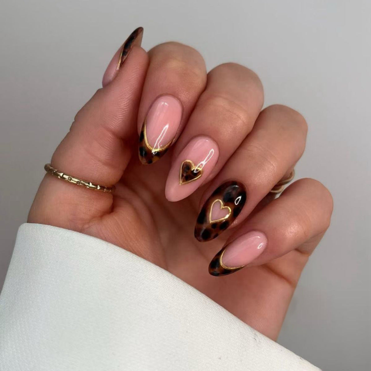 Handcrafted Autumn Nail Set 10 Pieces