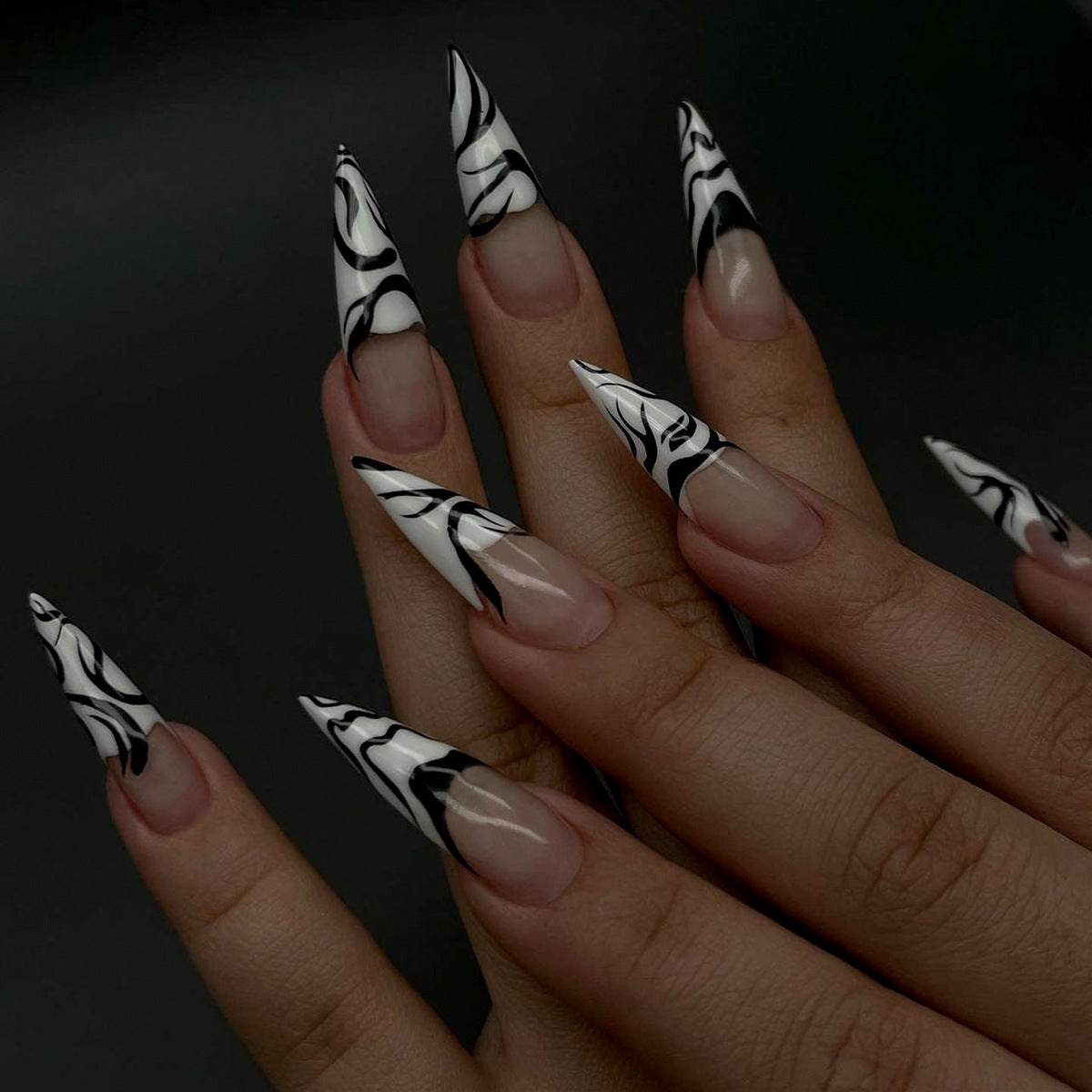 Handcrafted Pearl Nail Set 10 Pieces