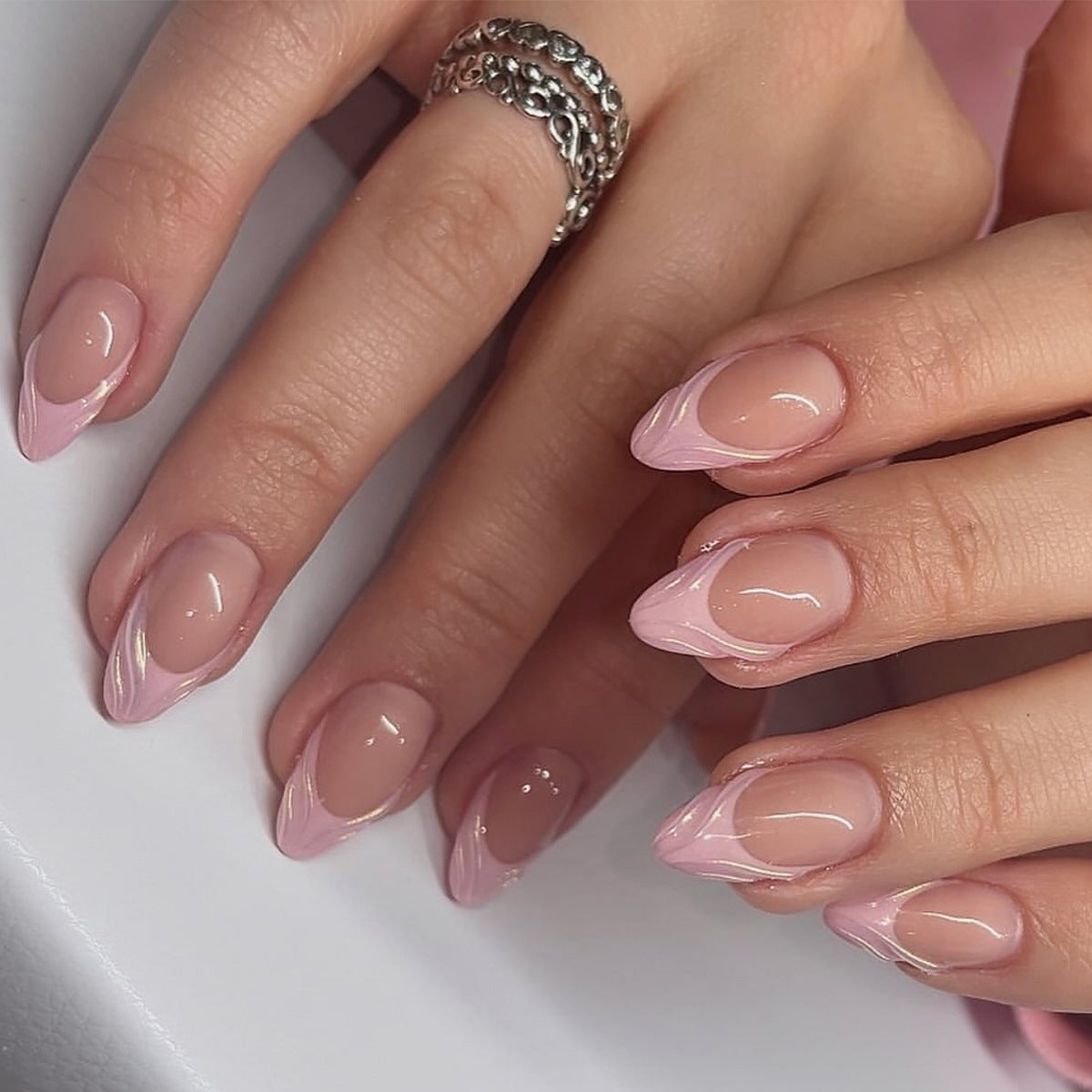 Stunning Natural Nail Set 10 Pieces