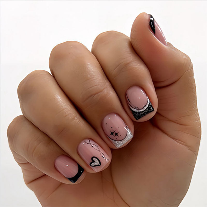Handcrafted Glossy Nail Set 10 Pieces