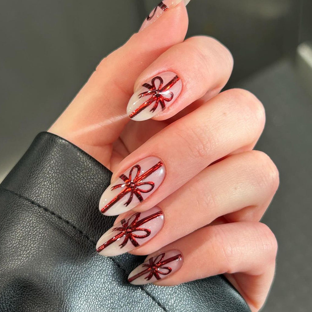 Stunning Glitter Nail Set 10 Pieces