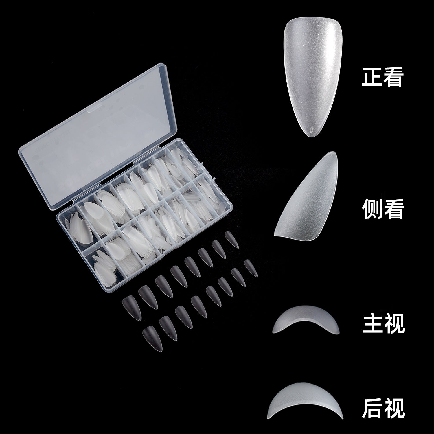 Floral Designer Nail Set 10 Pieces