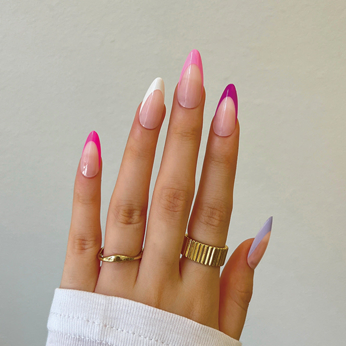 Beautiful Ombre Nail Set 10 Pieces